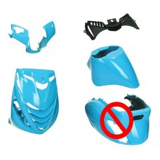 plaatwerkset DMP model SP EVO-1 !! mist achterscherm !! sky blauw) 4-delig zip2000