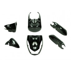plaatwerkset DMP euro-3/4/5 peugeot zwart glans 6-delig kisbee