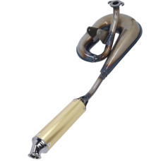 uitlaat tecno circuit (made in EU) blank/goud peugeot, 103