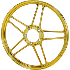 voorwiel/achterwiel fast-arrow goud/chroom puch maxi
