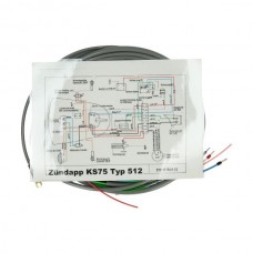 kabelboom grijs past op ks75, zundapp 512=op=op