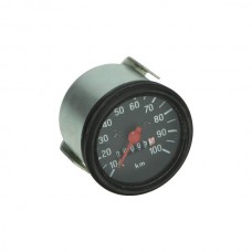 km tellerklok 100 km/u model VDO zwart 60mm puch monza, camino, zundapp