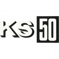 sticker zijscherm 1976-1977 wit/zwart past op ks50 sticker zijscherm 1976-1977 wit/zwart past op ks50