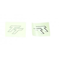 sticker tt wit/zwart past op zundapp 529