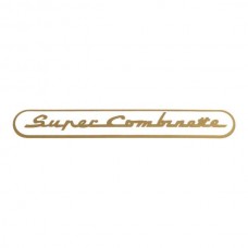 sticker goud super combinette, zundapp