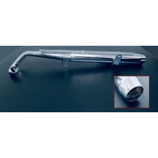 uitlaat open (blokfluit) met rooster 32mm chroom zundapp, ks50 cross z517-22.908 uitlaat open (blokfluit) met rooster 32mm chroom zundapp, ks50 cross z517-22.908