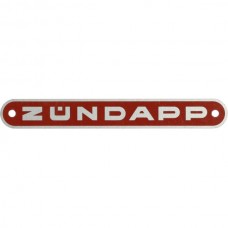 embleem buddyseat aluminium Zundapp oud model rood zundapp z433-23.141r embleem buddyseat aluminium Zundapp oud model rood zundapp z433-23.141r