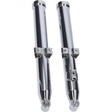 buitenpootset voorvork links/rechts chroom gts, zundapp 529-12.626/628