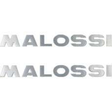 sticker malossi woord [malossi] 3D 21cm zilver 2pcs 3313735.s0