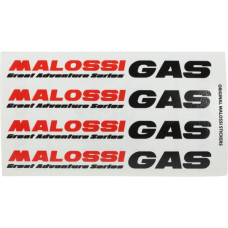 stickerset malossi woord [malossi GAS] 8x14cm 3318121