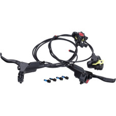 remhendel + pomp hydraulisch + remleiding + remklauw set voor/achterzijde V8 fatbike