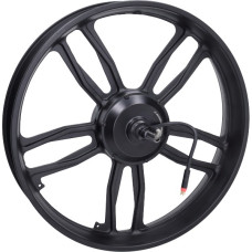 achterwiel + motor 20inch 48v - 250W rode stekker v8 - v20 fatbike