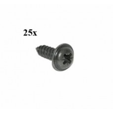 parker beplating 4.2x16mm zwart 25pcs