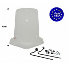 windscherm Regia met bevestigingsset (made in EU) hoog 73cm helder neo 4t, neo va2008