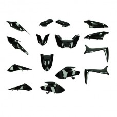 plaatwerkset euro-5 Yamaha zwart glans 15-delig t-max560