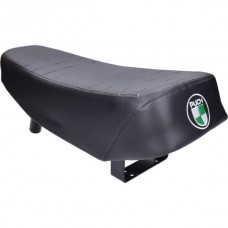 buddyseat lang (made in EU) Puch + geborduurd logo zwart puch maxi