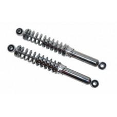 schokbrekerset DMP verstelbaar 320mm chroom camino, citta, puch maxi, tomos schokbrekerset DMP verstelbaar 320mm chroom camino, citta, puch maxi, tomos