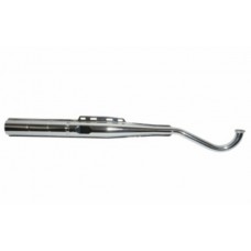 uitlaat tecno origineel model 28mm chroom puch maxi
