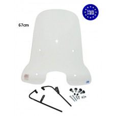 windscherm Regia met bevestigingsset hoog (made in EU) 67cm helder kymco, like windscherm Regia met bevestigingsset hoog (made in EU) 67cm helder kymco, like