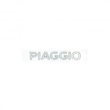 sticker Piaggio origineel woord [piaggio] achterscherm 3D zwart/chroom zip 4t 2h002014
