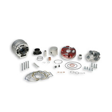 cilinder met kop malossi mhr testa rossa team H20 47.6mm past op aprilia, sco piaggio 2t 3115349