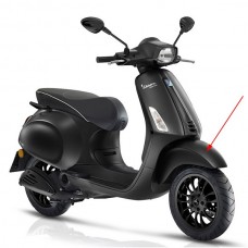 voorspatbord Piaggio origineel euro-4/5/5+ [notte] zwart mat 99/C elettrica, s-sprint, sprint 1b006646000nv
