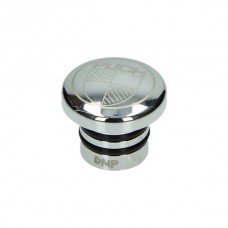 benzinetankdop DMP rvs rond + logo 30mm puch maxi