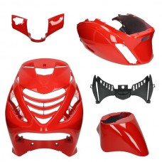 plaatwerkset DMP model SP EVO-1 scarlet rood 5-delig zip2000, zip 100/125