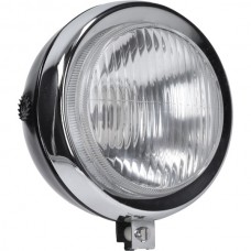 Koplamp rond zwart glans Puch Maxi DMP