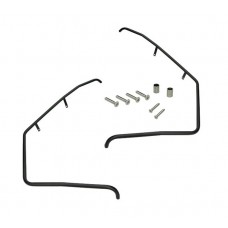 sierbeugelset DMP voorschem+treeplank + bevestigingsset zwart mat zip 4t, zip2000