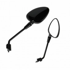 spiegelset DMP lang zwart glans sprint, zip