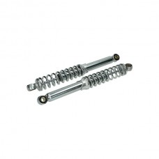 schokbrekerset DMP 340mm chroom camino, citta, puch maxi, tomos schokbrekerset DMP 340mm chroom camino, citta, puch maxi, tomos