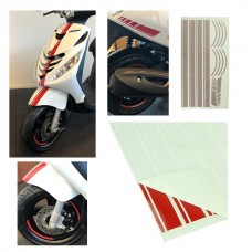 stickerset sport euro-2/4/5 AMG rood 14-delig past op zip2000 stickerset sport euro-2/4/5 AMG rood 14-delig past op zip2000
