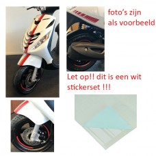 stickerset sport euro-2/4/5 AMG wit 14-delig past op zip2000 stickerset sport euro-2/4/5 AMG wit 14-delig past op zip2000