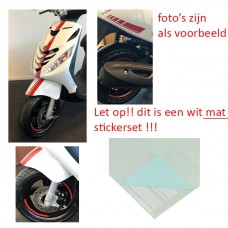 stickerset sport euro-2/4/5 AMG wit mat 14-delig past op zip2000 stickerset sport euro-2/4/5 AMG wit mat 14-delig past op zip2000