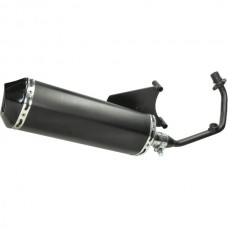 uitlaat jamarcol euro-4 (model Akrapovic) zwart/zwart zip 4t 3v uitlaat jamarcol euro-4 (model Akrapovic) zwart/zwart zip 4t 3v