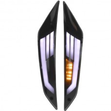 knipperlichtset DMP led sport-1 voor licht smoke piaggio, zip2000 knipperlichtset DMP led sport-1 voor licht smoke piaggio, zip2000