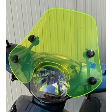 windscherm Regia met bevestigingsset laag (made in EU) 30cm groen fluor zip2000