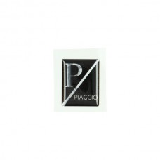 sticker logo voorscherm zwart lx, piaggio, primavera, sprint