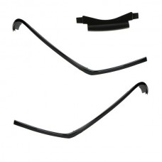sierstripset beenschild zwart glans 3-delig primavera, sprint sierstripset beenschild zwart glans 3-delig primavera, sprint