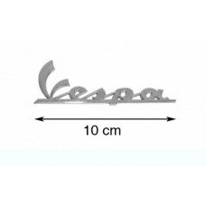 sticker Piaggio origineel woord [vespa] voorscherm 10cm chroom gts, lx, primavera, sprint 656219