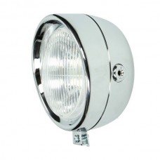 koplamp DMP rond 130mm chroom classic, puch maxi, puch