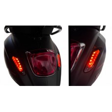 knipperlichtset DMP led SP  (11 leds) achter donker smoke primavera, sprint