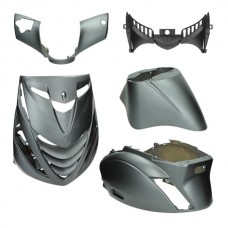 plaatwerkset DMP model SP EVO-1 mat titanium 5-delig zip2000, zip 100/125