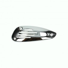 hitteschild uitlaat euro-2 chroom lx 4t, primavera 4t, sprint 4t-2v, vespa S 4t