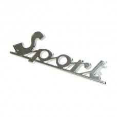 logo klik woord [sport] 7.5cm aluminium past op vespa=op=op