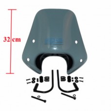 windscherm Piaggio origineel met bevestigingsset laag 32cm smoke zip2000 672481