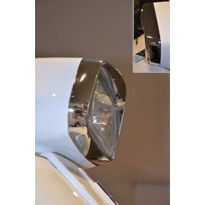 koplamprand DMP + luifel chroom past op vespa S koplamprand DMP + luifel chroom past op vespa S