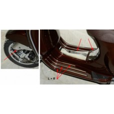 sierstripset DMP + kapjes exclusive line chroom 9-delig past op lxv, vespa lx, vespa S=op=op sierstripset DMP + kapjes exclusive line chroom 9-delig past op lxv, vespa lx, vespa S=op=op