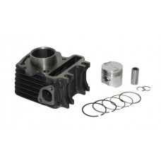 cilinder DMP + zuiger 39mm lx 4t, sco piaggio 4t-2v, zip 4t